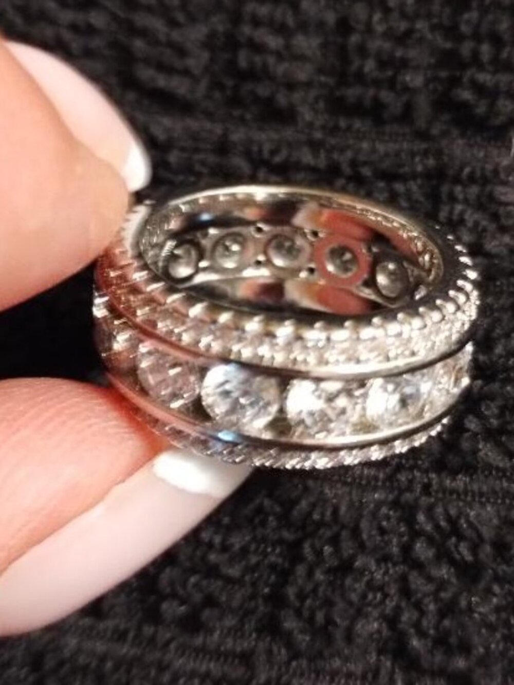 Sterling Silver Eternity Ring - Picture 6 of 8